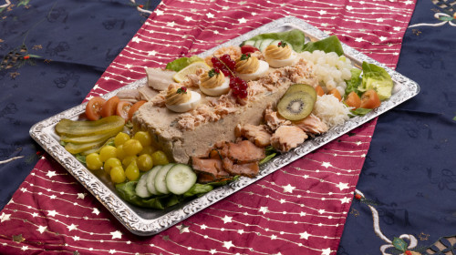 Luxe opgemaakte Zalmsalade